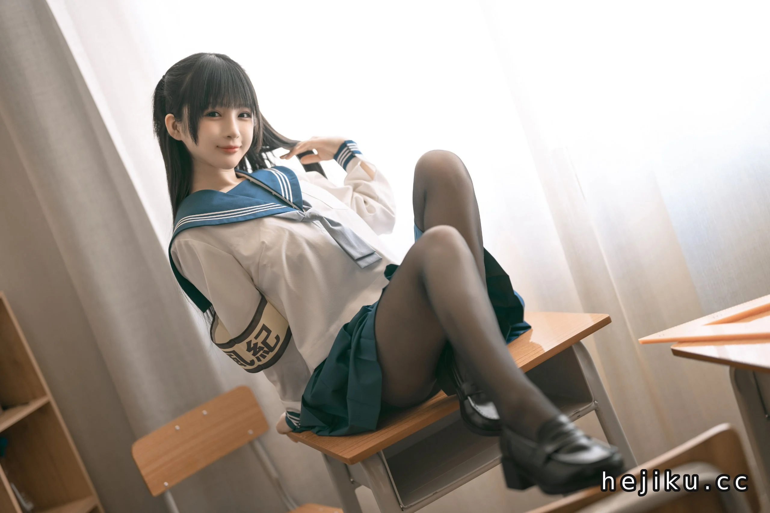 樱井宁宁（桜井宁宁）风纪委员cos赏析，哦！原来这个词是这个意思啊