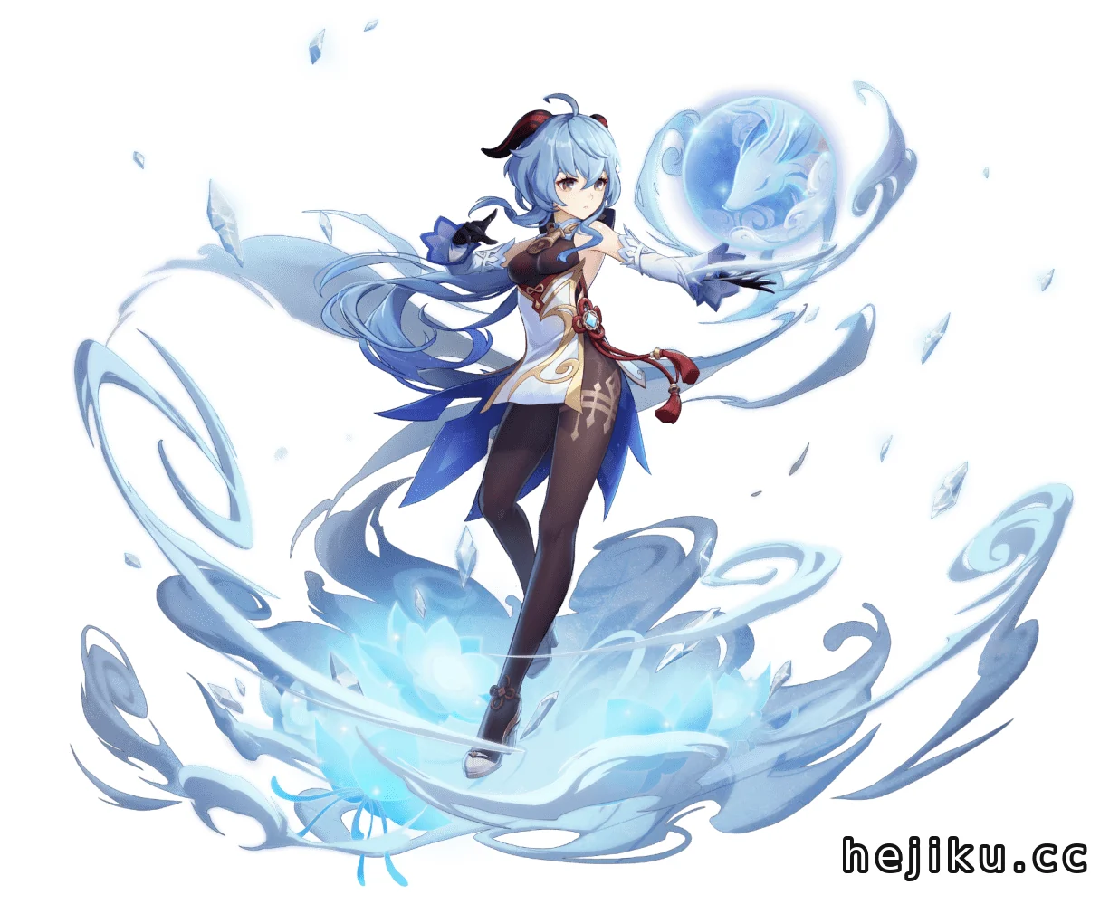 水淼aqua原神甘雨在哪里能看到呢！各位老铁们你们准备好了吗！
