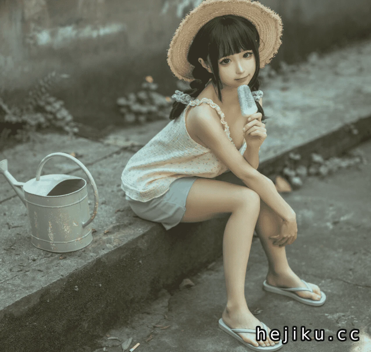 蠢沫沫乡下妹妹cosplay写真赏析，我在乡下就怎么没有遇到过呢！